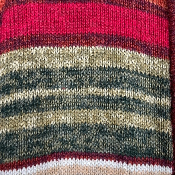 Vintage Tiara International Stripe Full Zip Sweater Women's Size Large - Picture 8 of 12